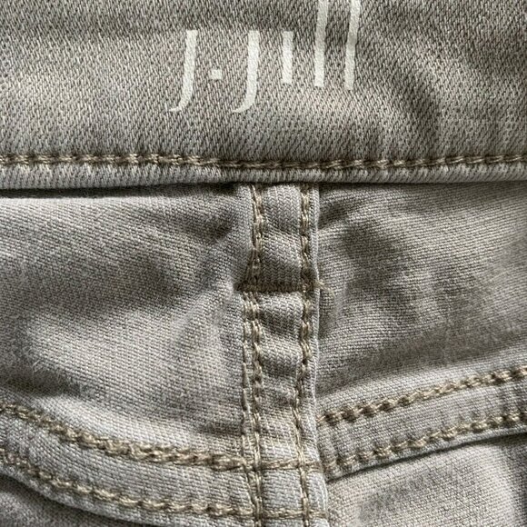 J Jill Pants 14 Tan Pants Stretch Slim Boyfriend Straight Fit Size 14 - Picture 4 of 6